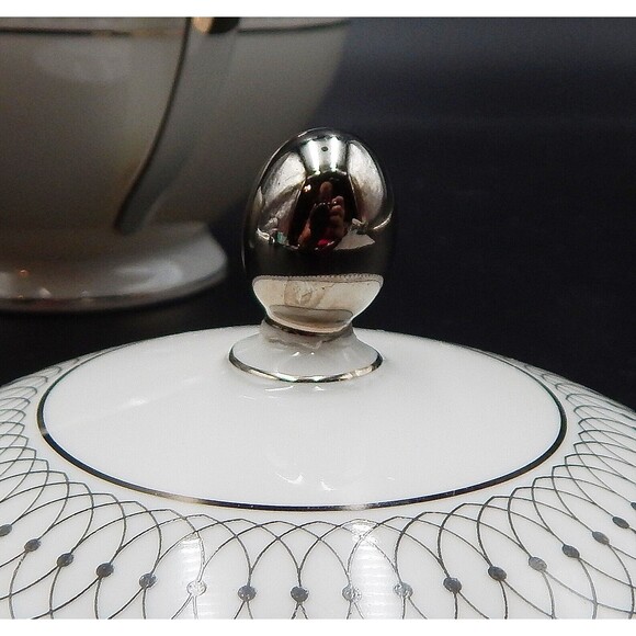 Tirschenreuth The Elgin Sugar & Creamer Bavaria Germany Silver 2270 Pasco - Picture 15 of 16